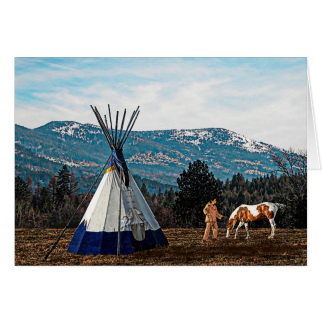Tipi - Winter Camp (Front Horizontal)