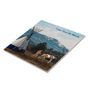 Tipi - Winter Camp Tile