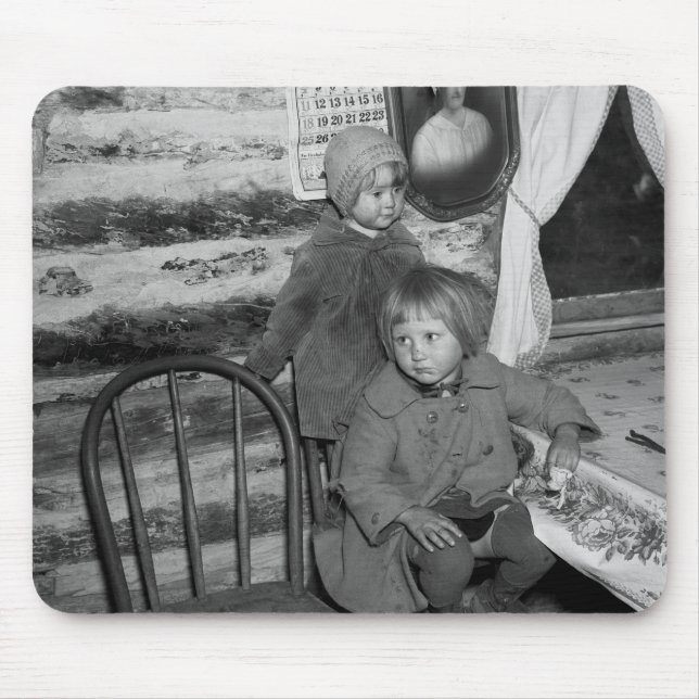 Tipler Wisconsin Girls, 1930s Mouse Mat (Front)