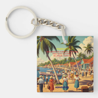  tipo chapa PUERTO DE TELA Key Ring