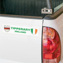 Tipperary Ireland Crest and Irish Flag