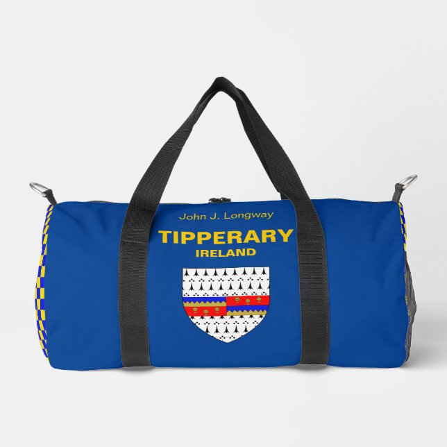Tipperary Ireland - Irish Personalised Duffle Bag (Front)