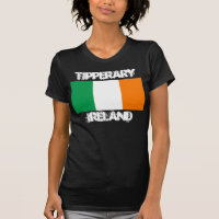 Tipperary, Ireland with Irish flag