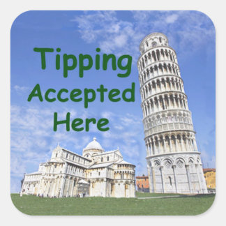 Tipping accepted here - tip jar sticker