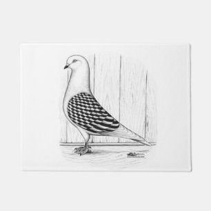Tippler Shield Marked Pigeon Doormat