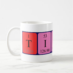 Tippy periodic table name mug