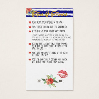 Tips and tricks Lip sense navy gold