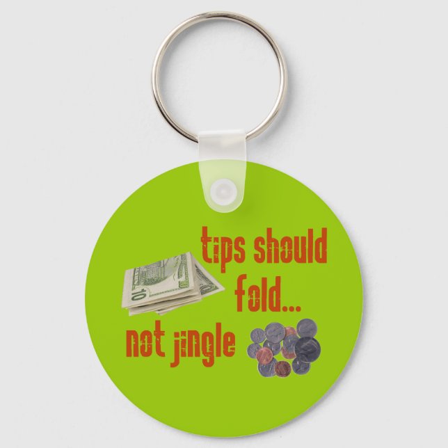 Tips should fold key ring (Front)