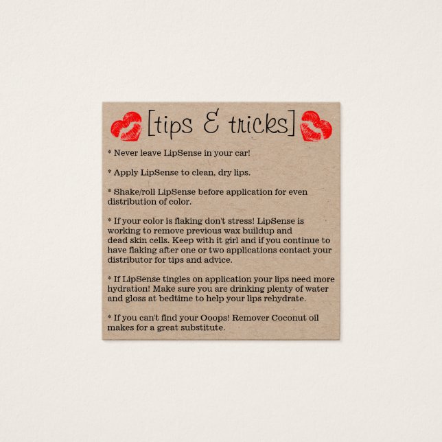 Tips & Tricks Lipstick (Front)