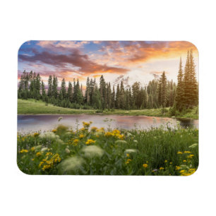 Tipsoo Lake of Mt.Rainier Magnet