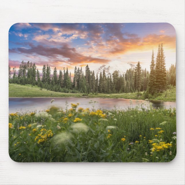 Tipsoo Lake of Mt.Rainier Mouse Mat (Front)