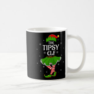 Tipsy Elf Christmas Family Girls Women Elf Squad X Coffee Mug