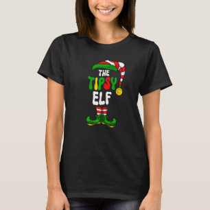 Tipsy Elf Pajama Matching Group Christmas Holiday  T-Shirt