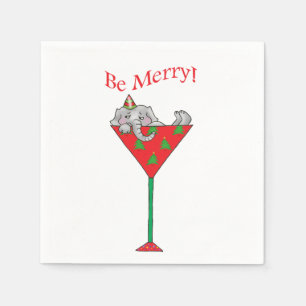 Tipsy-tini's Elephant Napkin