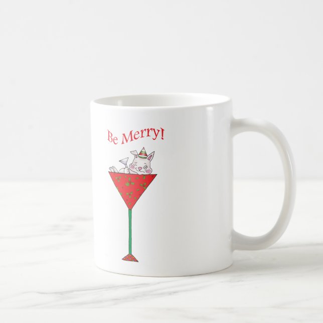 Tipsy-tini's Rabbit Coffee Mug (Right)