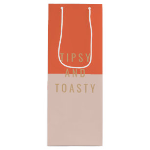 Tipsy & Toasty Wine Gift Bag