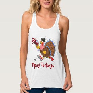 Tipsy Turkey (Wine) - Post-Run Tank Top