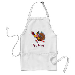 Tipsy Turkey (Wine) Standard Apron