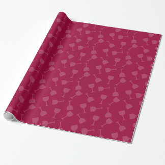 Tipsy Wine Glasses Wrapping Paper