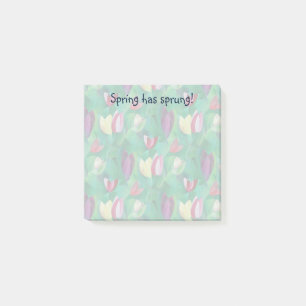 Tiptoe through the Tulips Post-it Notes