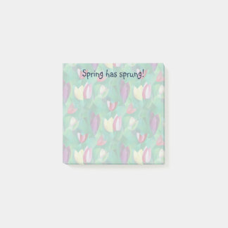 Tiptoe through the Tulips Post-it Notes