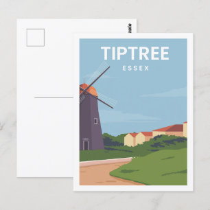 Tiptree Essex Famous Travel Place Illustration Postcard