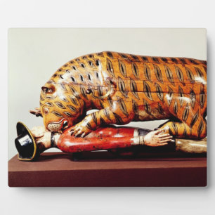 Tipu's Tiger, c.1790 (wood) Plaque