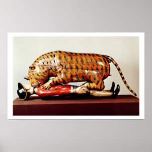 Tipu's Tiger, c.1790 (wood) Poster