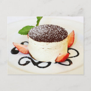 Tiramisu - an Italian, layered dessert Postcard