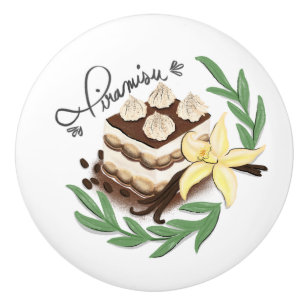 Tiramisu ceramic knob