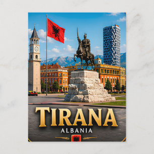 Tirana Albania Mediterranean Capital Escape 📍 Postcard