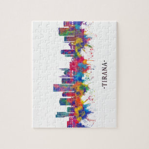 Tirana Albania Skyline Jigsaw Puzzle