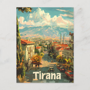 Tirana Vintage Postcard