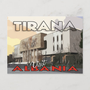 Tirana, Visit Albania postcard