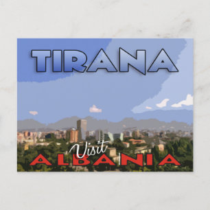 Tirana, Visit Albania Postcard