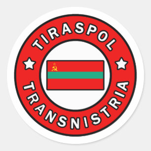 Tiraspol Transnistria Classic Round Sticker