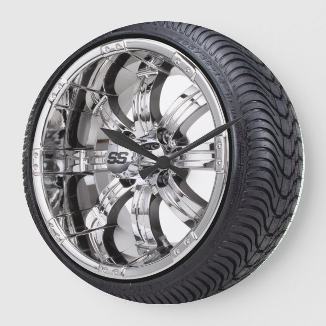 tire and rim large clock (Front)