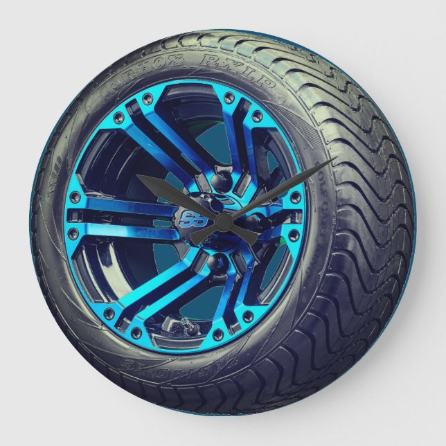 tire and rim large clock (Front)