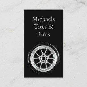 Tire and Rims Business Card