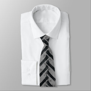 tire prints grunge tie