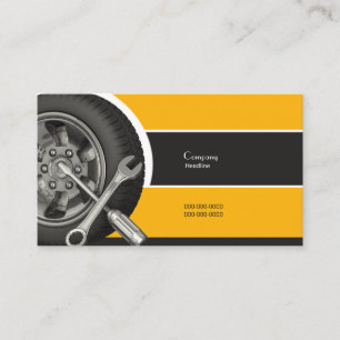 Tire Repair Business Card