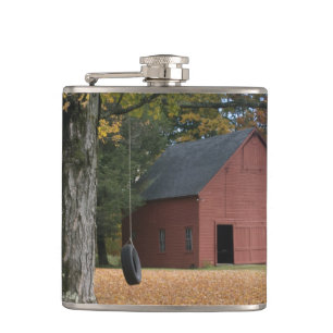 Tire swing along a road in Southern Vermont, Hip Flask
