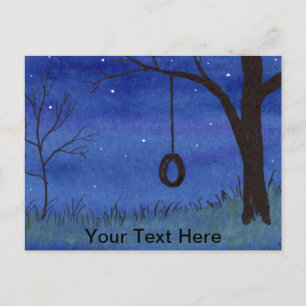 Tire Swing Postcard