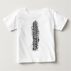 Tire Track Baby T-Shirt