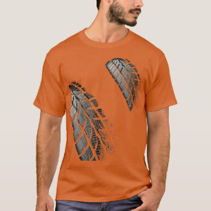 Tire Track Of Dirt Racing Car Bike SkidMark Motocr T-Shirt