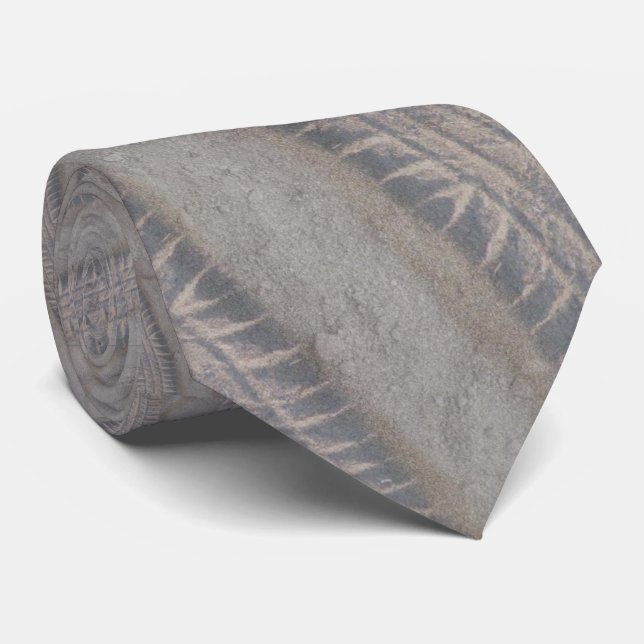 Tire Tracks Necktie 2 (Rolled)