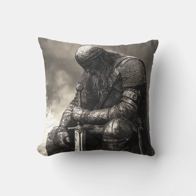 Tired After Battle Cushion (Front)