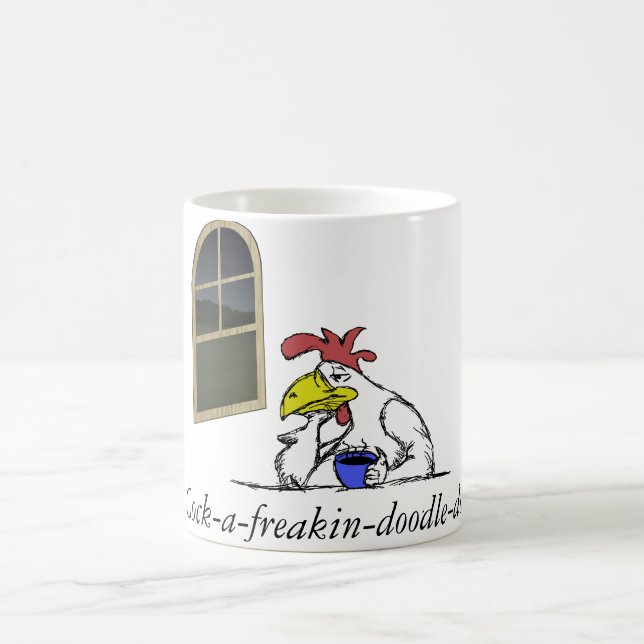 Tired Chicken Coffee Mug (Center)