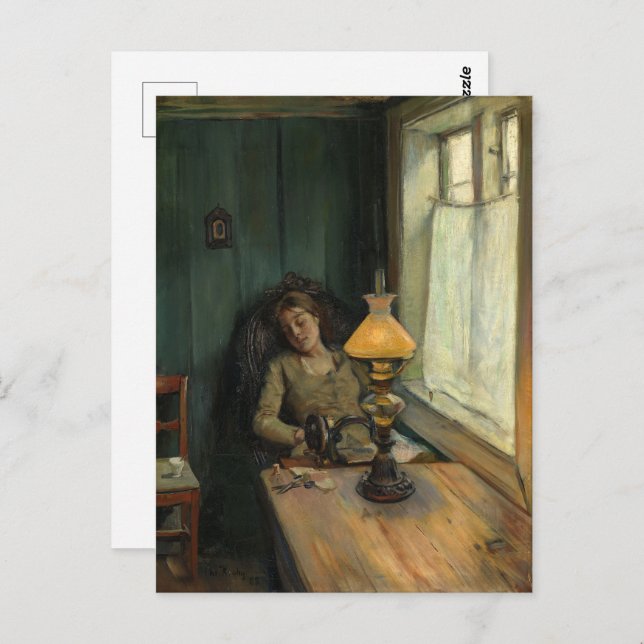 Tired | Christian Krohg | Postcard (Front/Back)