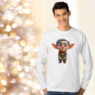 Tired Dad Christmas Elf Men's Tee